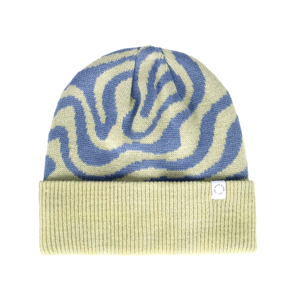Swirl Jacquard Cuff Beanie