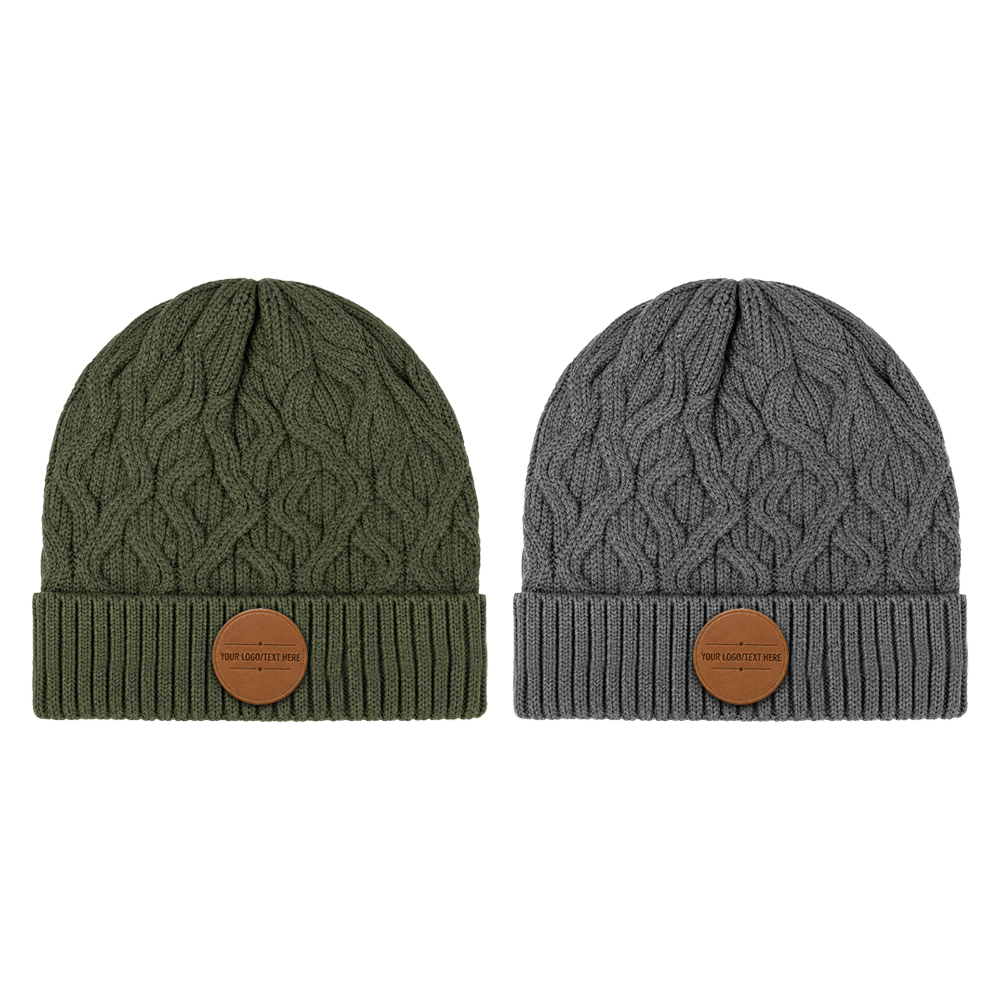 Sculpted Braid Cuff Beanie