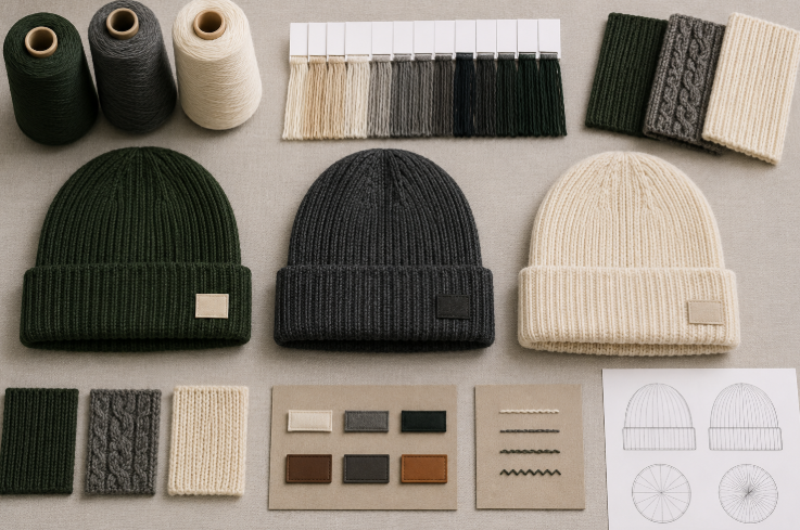 Expands Custom Merino Wool Beanie Options