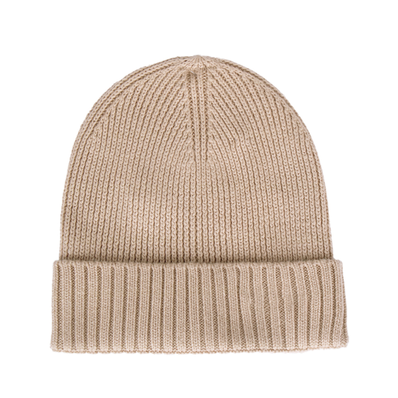 Merino Blend Ribbed Winter Beanie