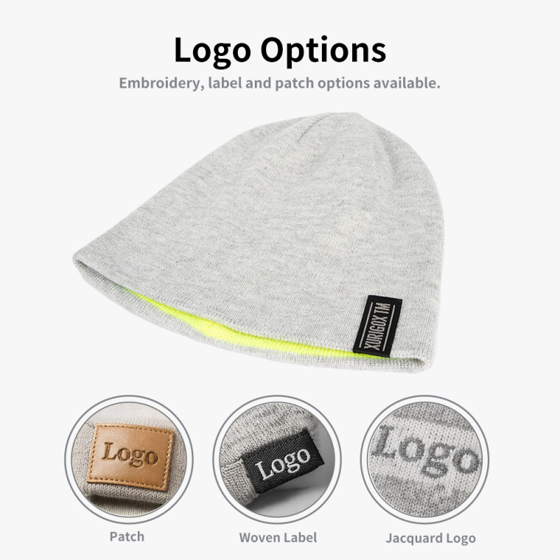 Reversible Brimless Fashion Beanie