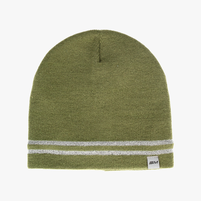 Reflective Stripe Hiking Beanie