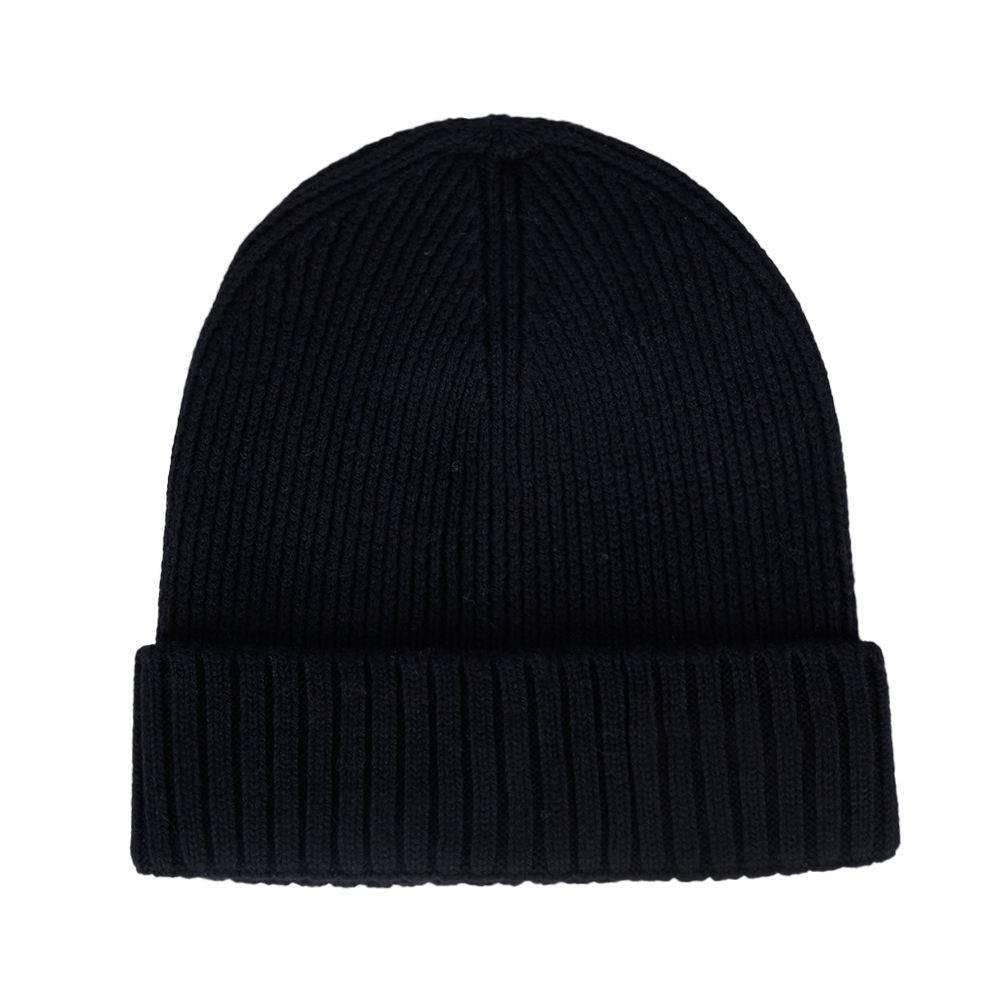 Merino Blend Ribbed Winter Beanie
