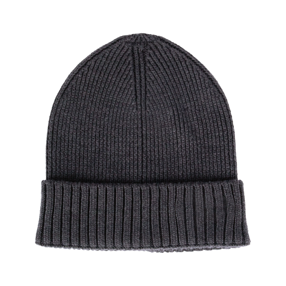 Merino Blend Ribbed Winter Beanie