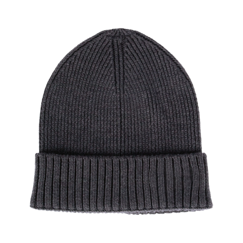 Merino Blend Ribbed Winter Beanie