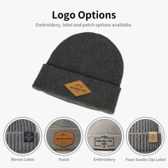 Cotton Cuff Cold Weather Beanie Hat