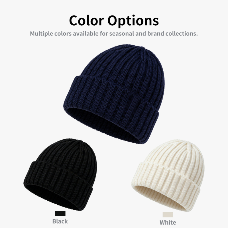 Recycled Rib Knit Beanie