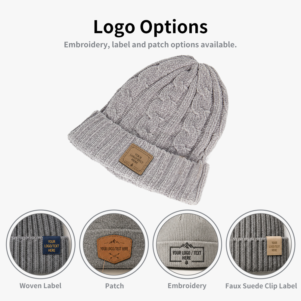 Cable Recycled Polyester Beanie