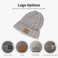Cable Recycled Polyester Beanie