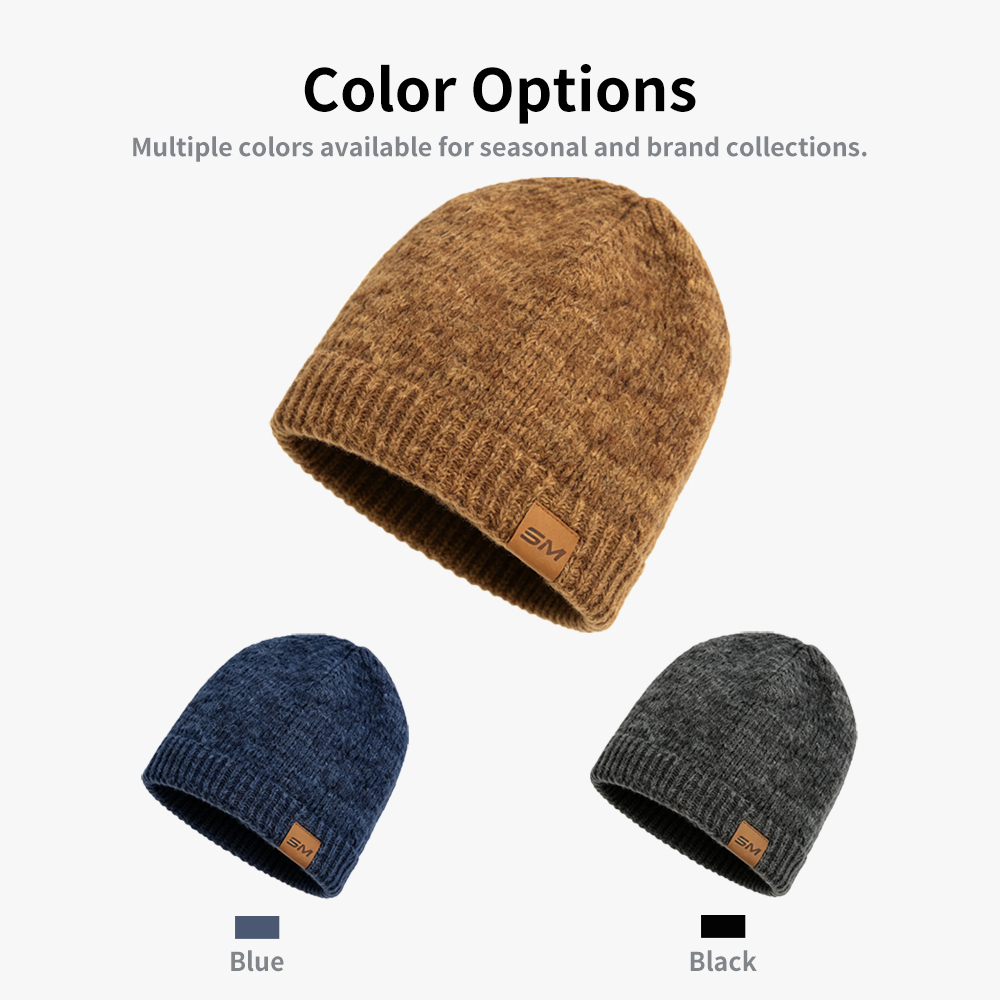 Heathered Wool Blend Beanie