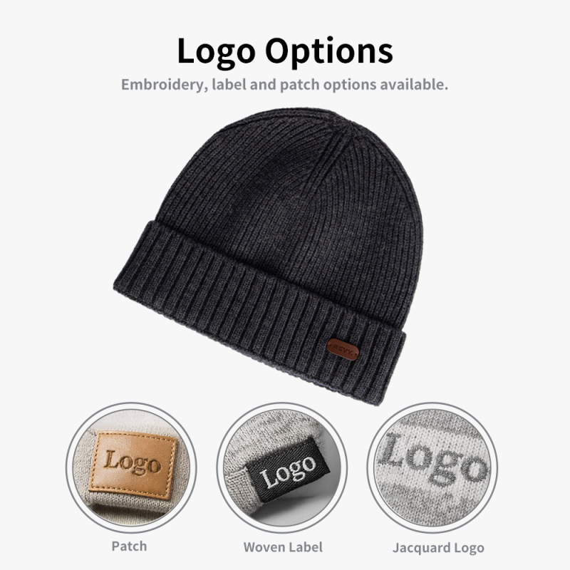Pure 100% Merino Rib Beanie