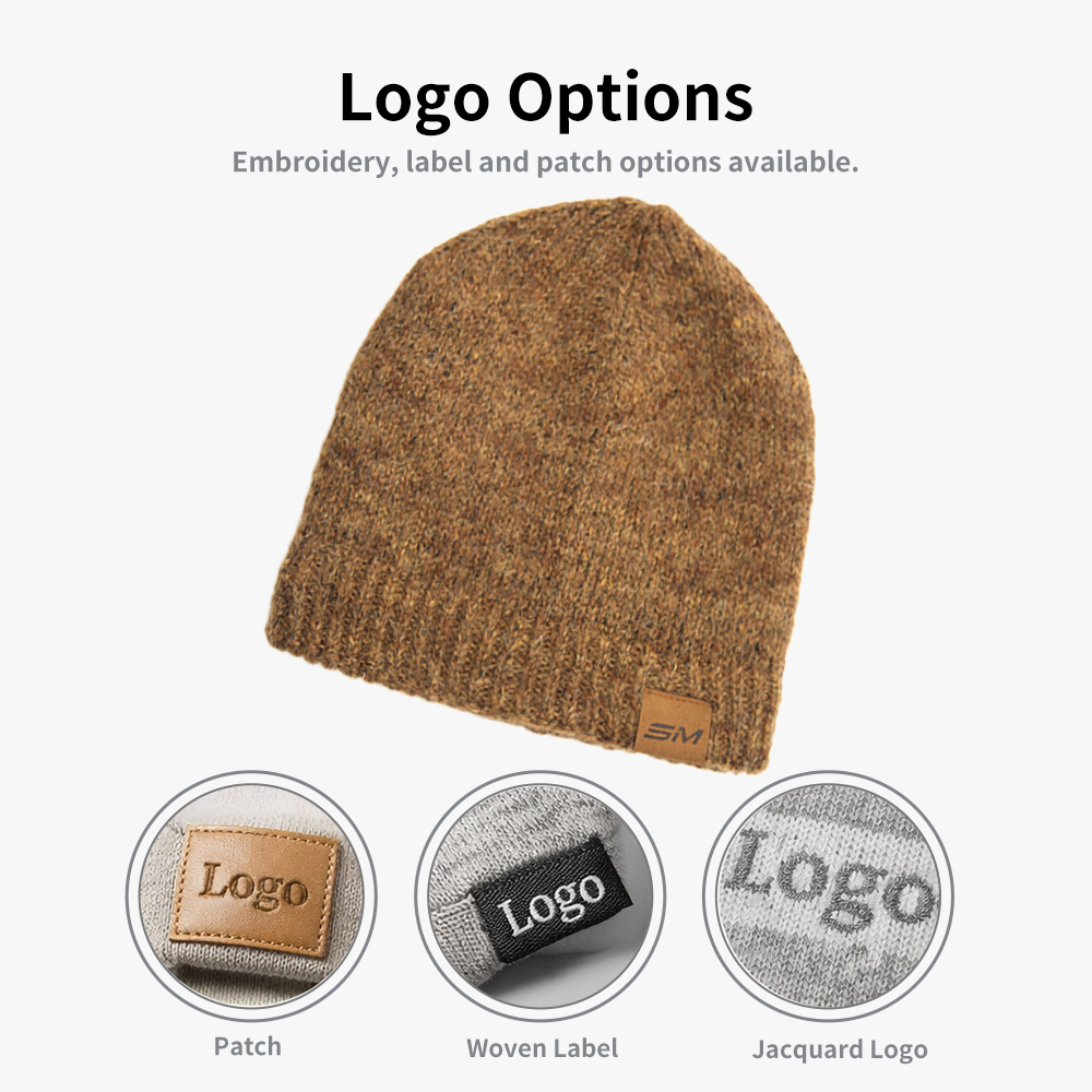 Heathered Wool Blend Beanie