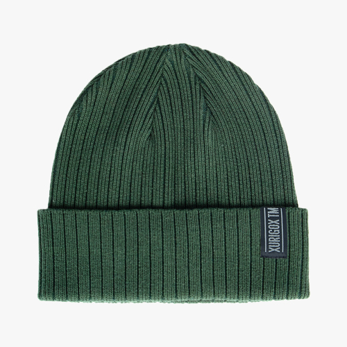 Fine Rib Cotton Beanie