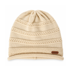 Textured Openwork Knit Beanie