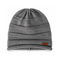 Textured Openwork Knit Beanie