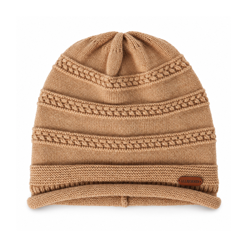 Textured Openwork Knit Beanie