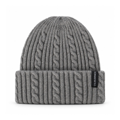Heritage Cable Knit Beanie with Ribbed Cuff