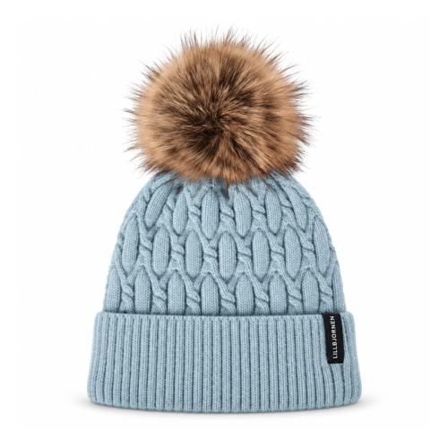 Solid Cable Knit Pom Beanie in Four Colors | Beanies.cn