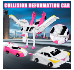 Deformation Magic Flying Wing Car Pegasus-Toy That Collision Transforms Into A Car Combination Educational Toy For Kids Gifts