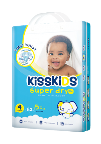 Super Dry Diaper Jumbo (size 4, 87ct)