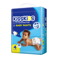 Kisskids Baby Pants Jumbo (size 4, 66ct)
