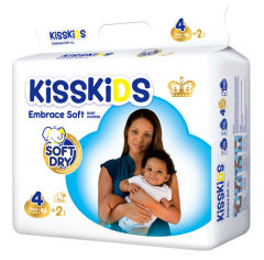 KISSKIDS SOFT DRY BABY DIAPERS ECO(L48)