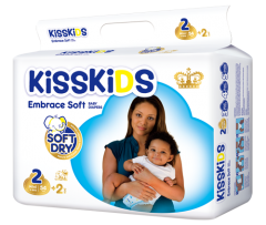 KISSKIDS SOFT DRY BABY DIAPERS ECO(S56)