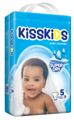 KISSKIDS SUPER DRY BABY DIAPERS JUMBO (XL78)