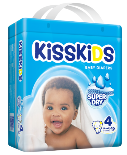 KISSKIDS SUPER DRY BABY DIAPERS ECO (L46)