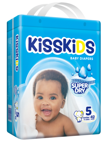 KISSKIDS SUPER DRY BABY DIAPERS ECO (XL42)