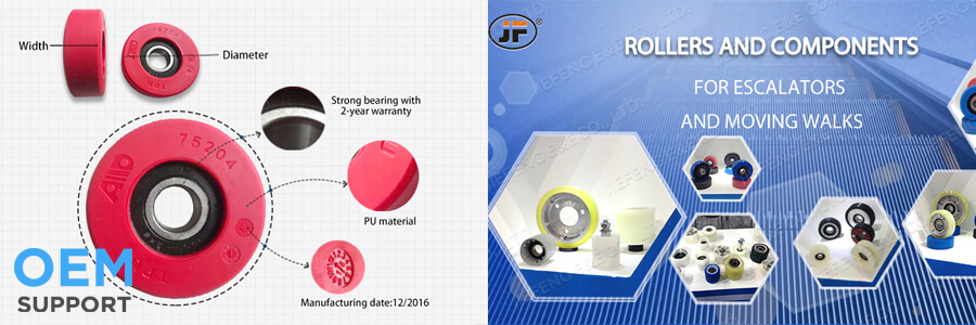 escalator roller case