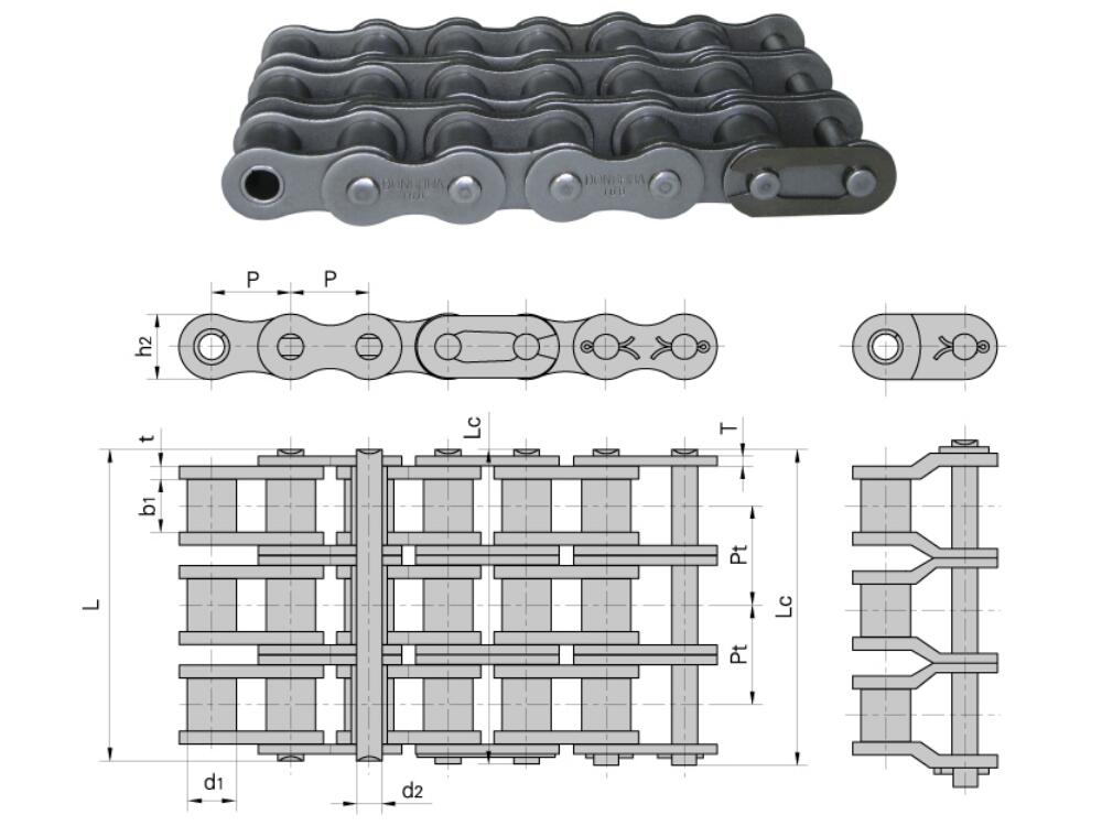 Triplex Handrail Driving Chain