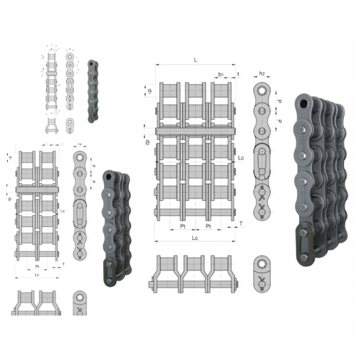 B Series Short Pitch Roller Chains