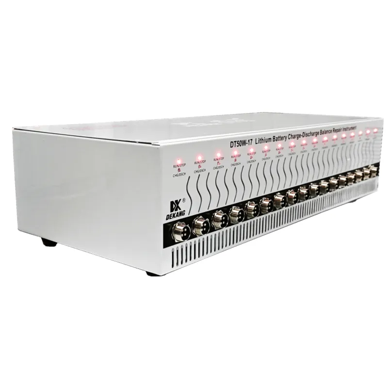 Modular multi-channel lithium-ion cell grading tester cabinet for scaling test capacity