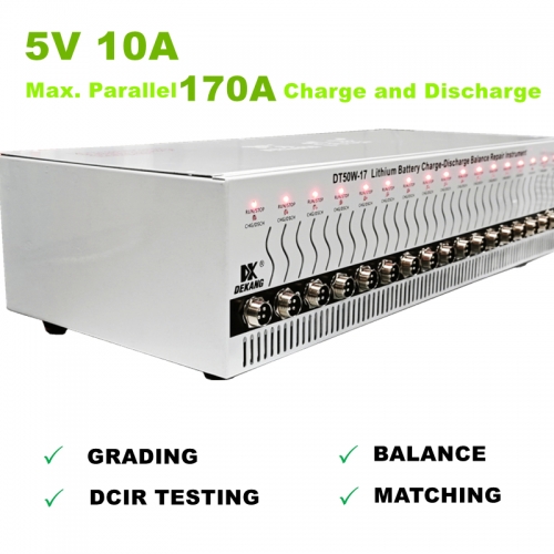 5V 10A Li-Ion Cell Capacity Grading Charge Discharge Tester