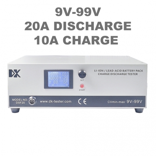 99V 20A Lead-Acid/Lithium Battery Pack Series Charge-Discharge Tester DSF-20