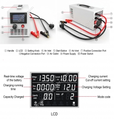 110V 40A Universal Adjustable Intelligent Battery Charger
