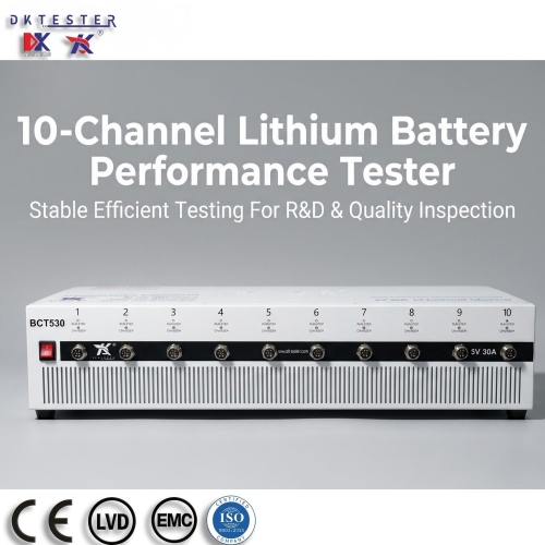 10 Channels 5V 30A Lithium Battery Capacity Tester & Grading Machine for LFP NMC NCA LMO Cylindrical Prismatic Pouch Cell