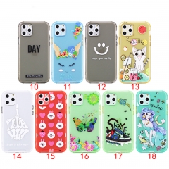 Matte TPU case with colorful button