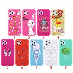 Matte TPU case with colorful button