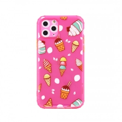 Matte TPU case with colorful button