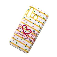 Funda TPU+PC con diseño relieve+pintura de UV