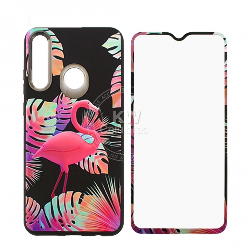 Funda 2 en 1 TPU+PC con vidrio templado