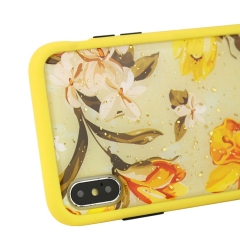 Funda TPU+PC mate con diseño y epoxy