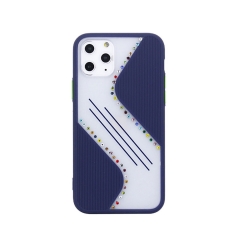 Funda TPU+PC ate con diseño y piedras