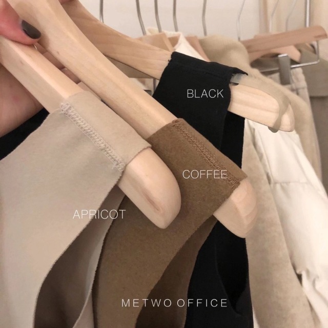 METWO德絨U家輕暖小背心修身薄款單層保暖海鷗領發熱背心內衣裹胸