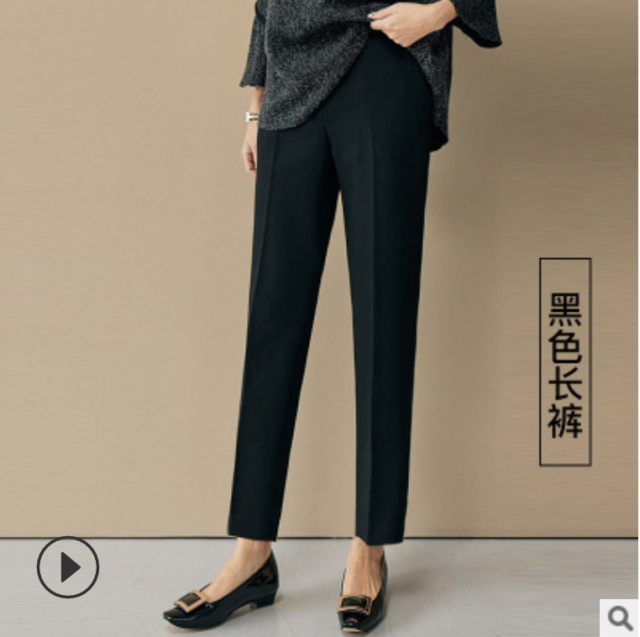 西裝褲女新款韓版褲子女正裝職業百搭直筒煙管休閒長褲