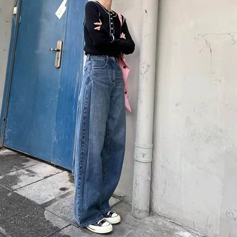 長袖圓領撞色套頭純棉打底針織衫上衣女百搭修身內搭性感21033001