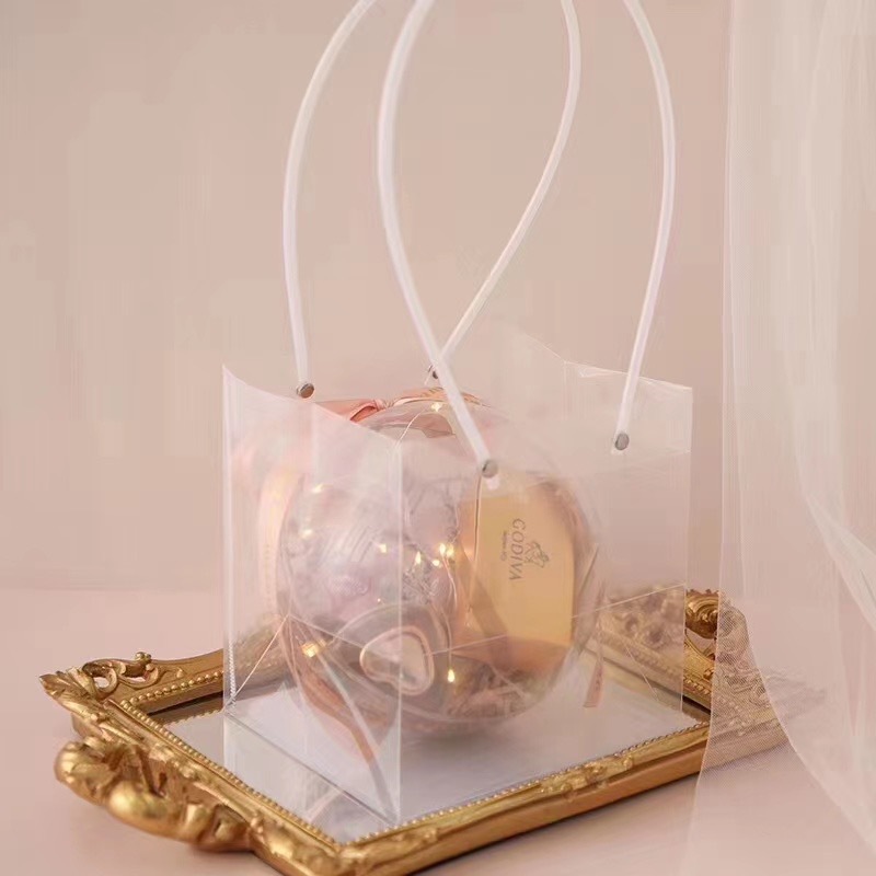 節日裝飾ins風格透明禮袋婚禮喜糖盒伴手禮袋子生日宴會送閨蜜