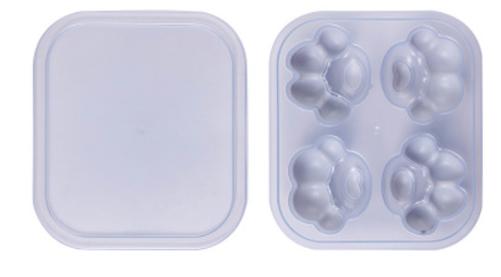 創意硅膠制冰盒冰塊模具家用凍冰格冰箱塑料制冰球帶蓋DIY輔食盒21043007